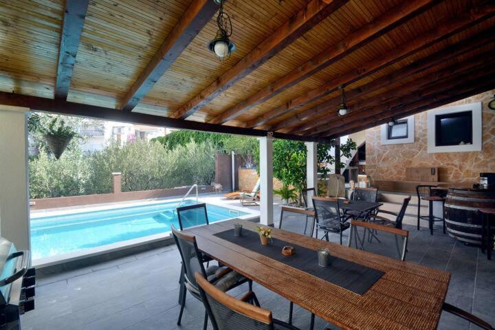 Villa Vlade- From The Heated Pool To The Beach In 1 Minute جيسينتسي المظهر الخارجي الصورة
